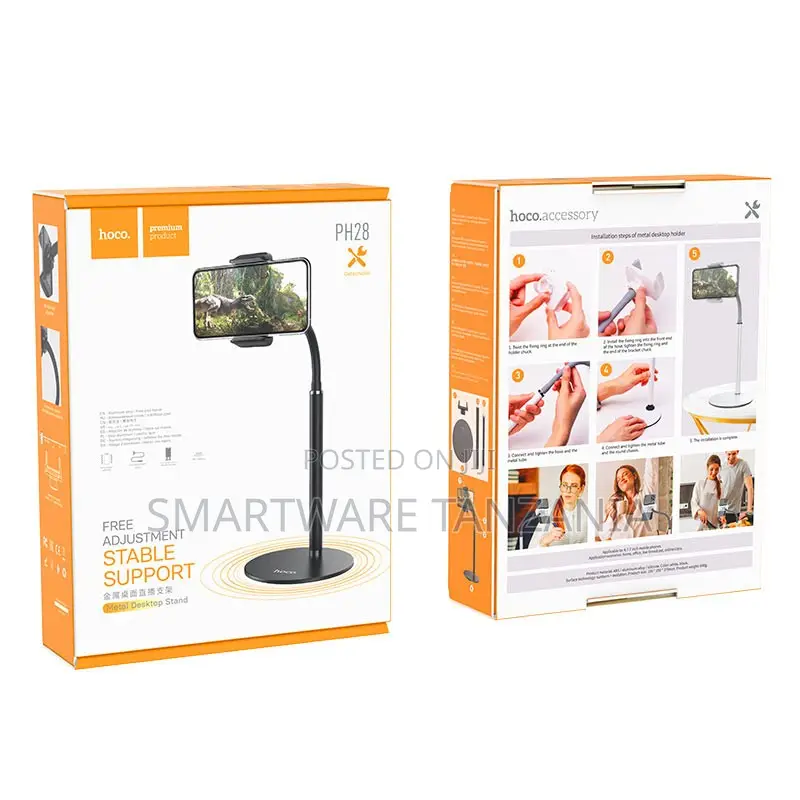 Hoco Ph28 Free Adjustment Stable Support Metal Desktop Phone Stand