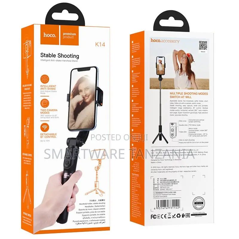 Hoco Stable Shooting Intelligent Anti-Shake Selfie Stick