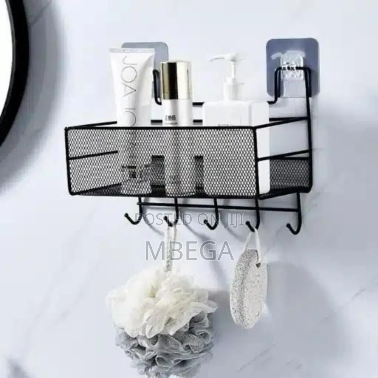 Bathroom Shelf Organizer With Hooks*
Colors: Black White