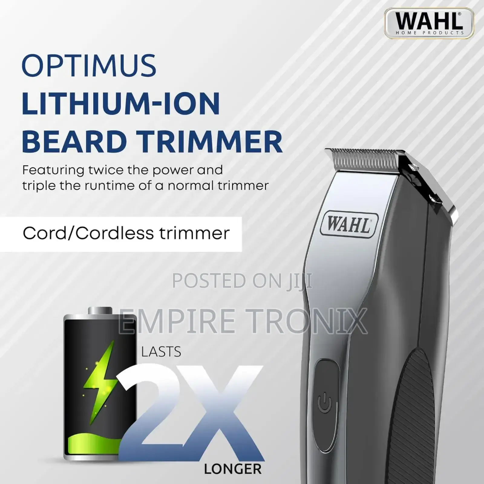 Wahl 9885-027 Lithium-Ion Optimus Beard Trimmer