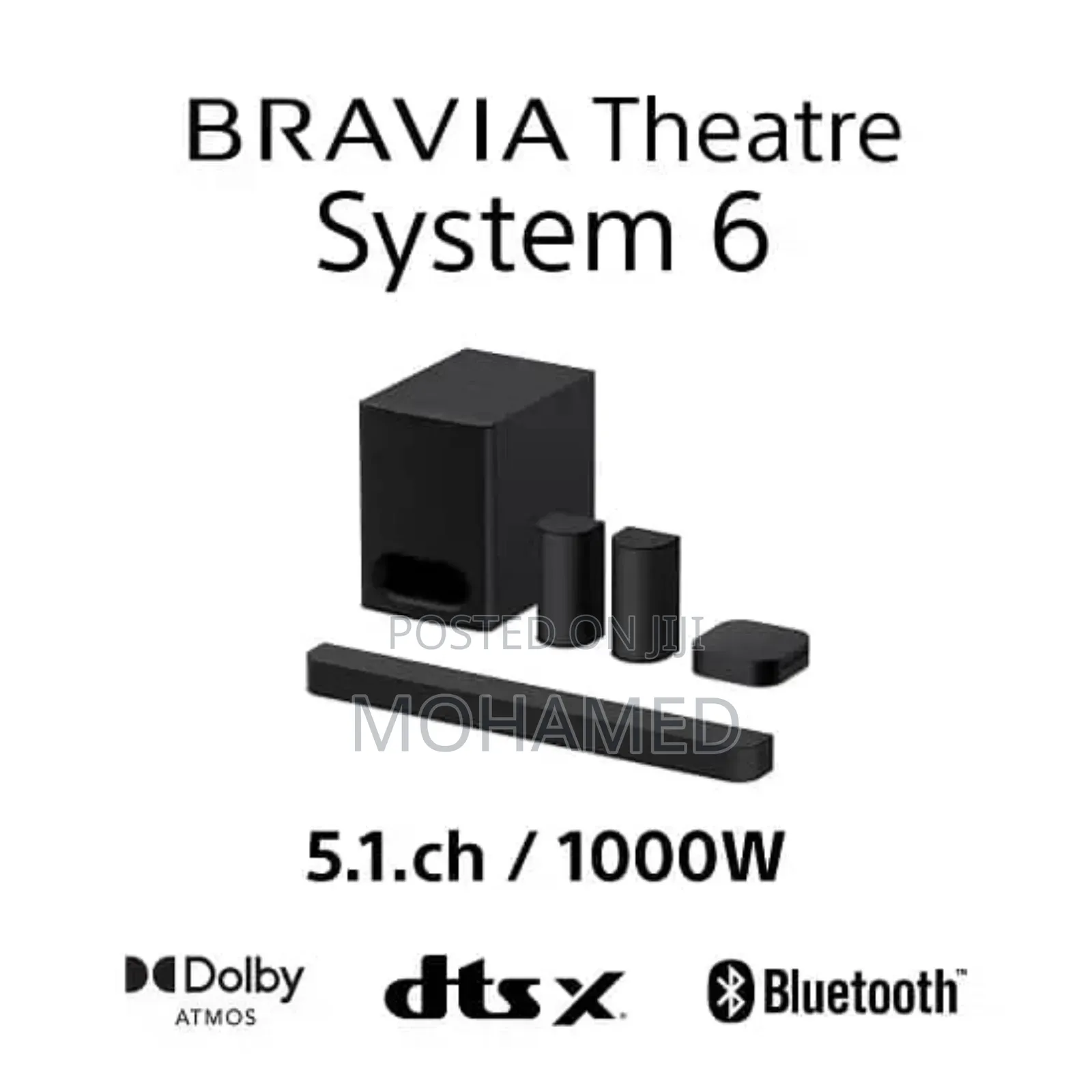 Sony Sound Bar Bravia System 6