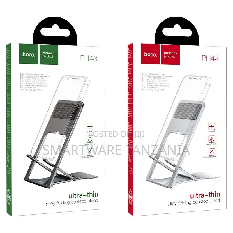 Hoco Ph43 Ultra-Thin Alloy Folding Desktop Stand Adjustable