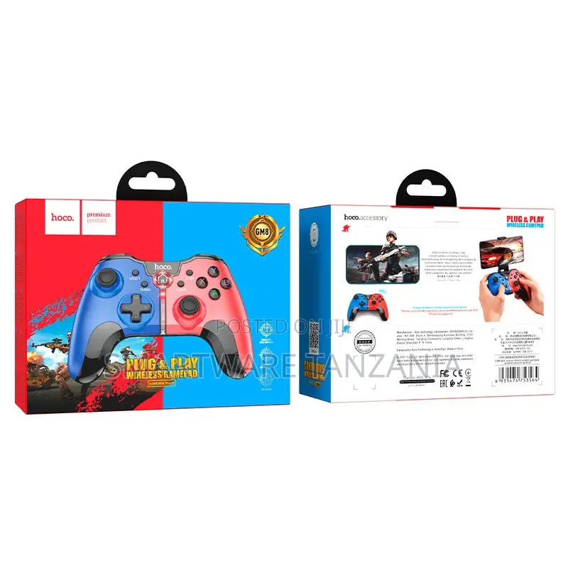 Hoco Gm8 Plug and Play Wireless Gamepad Bluetooth Controller