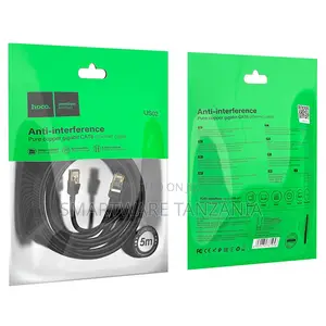 Hoco Us02 Anti-Interference Pure Copper Gigabit Cat6 Cable 5m