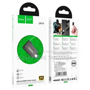 Hoco Ua19 Usb-c To Hdmi Portable Adapter Ultra Hd Converter