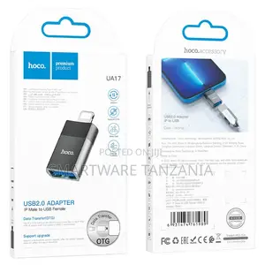 Hoco Ua17 Usb 2.0 Adapter Lightning to Usb Female Otg Transfer