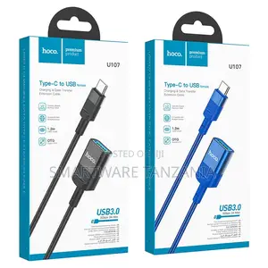 Hoco U107 Type-C to Usb Female Extension Cable 1.2m Usb 3.0 Otg
