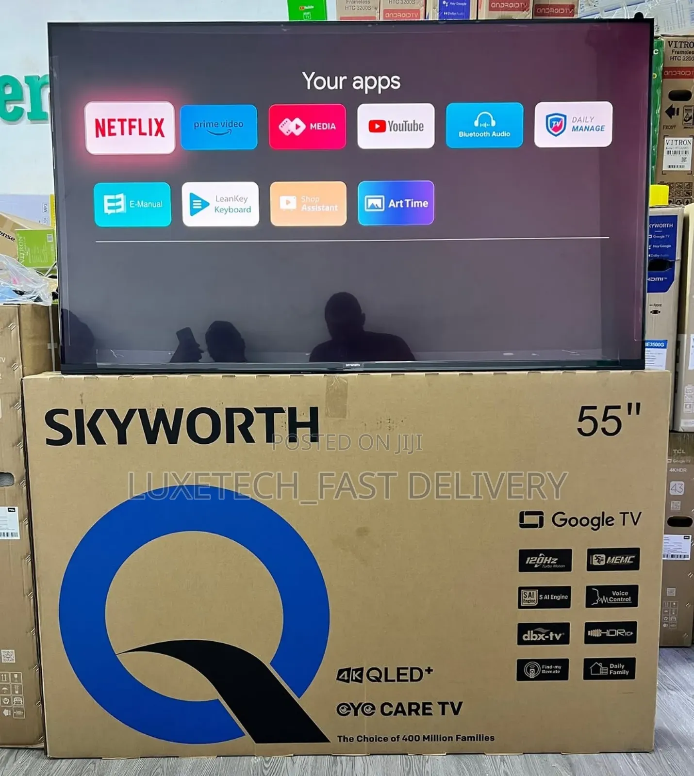 Skyworth 55 Inches Qled+ Google Tv