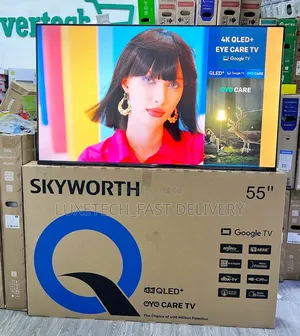 Skyworth 55" Smart Uhd Qled+ Google Tv