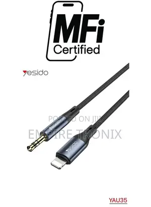 Yesido Yau35 Lightning to 3.5mm Aux Adapter