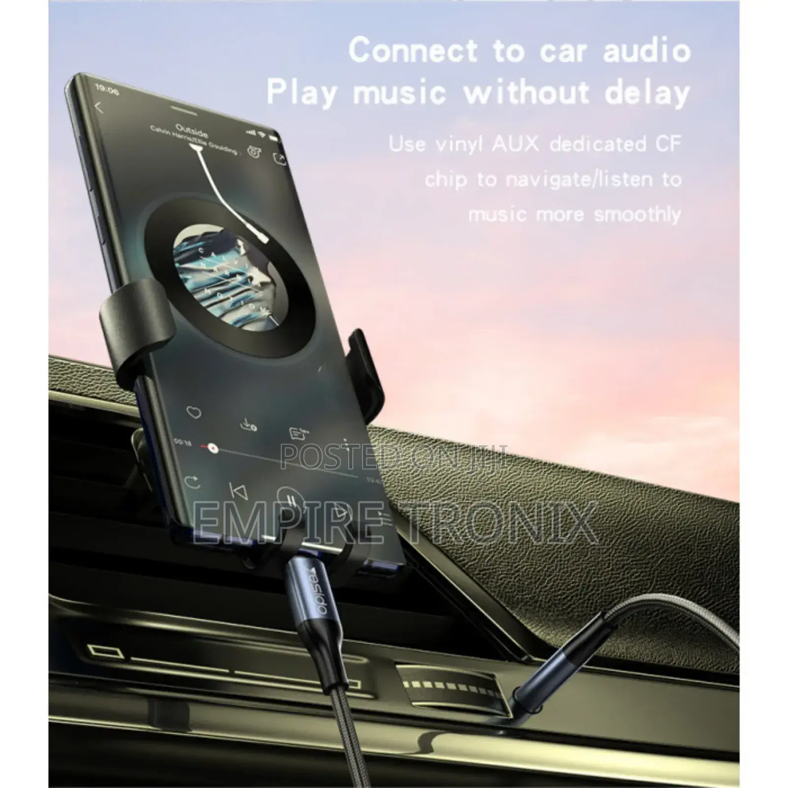 Yesido Yau42 Type-C to 3.5mm Aux Audio Cable