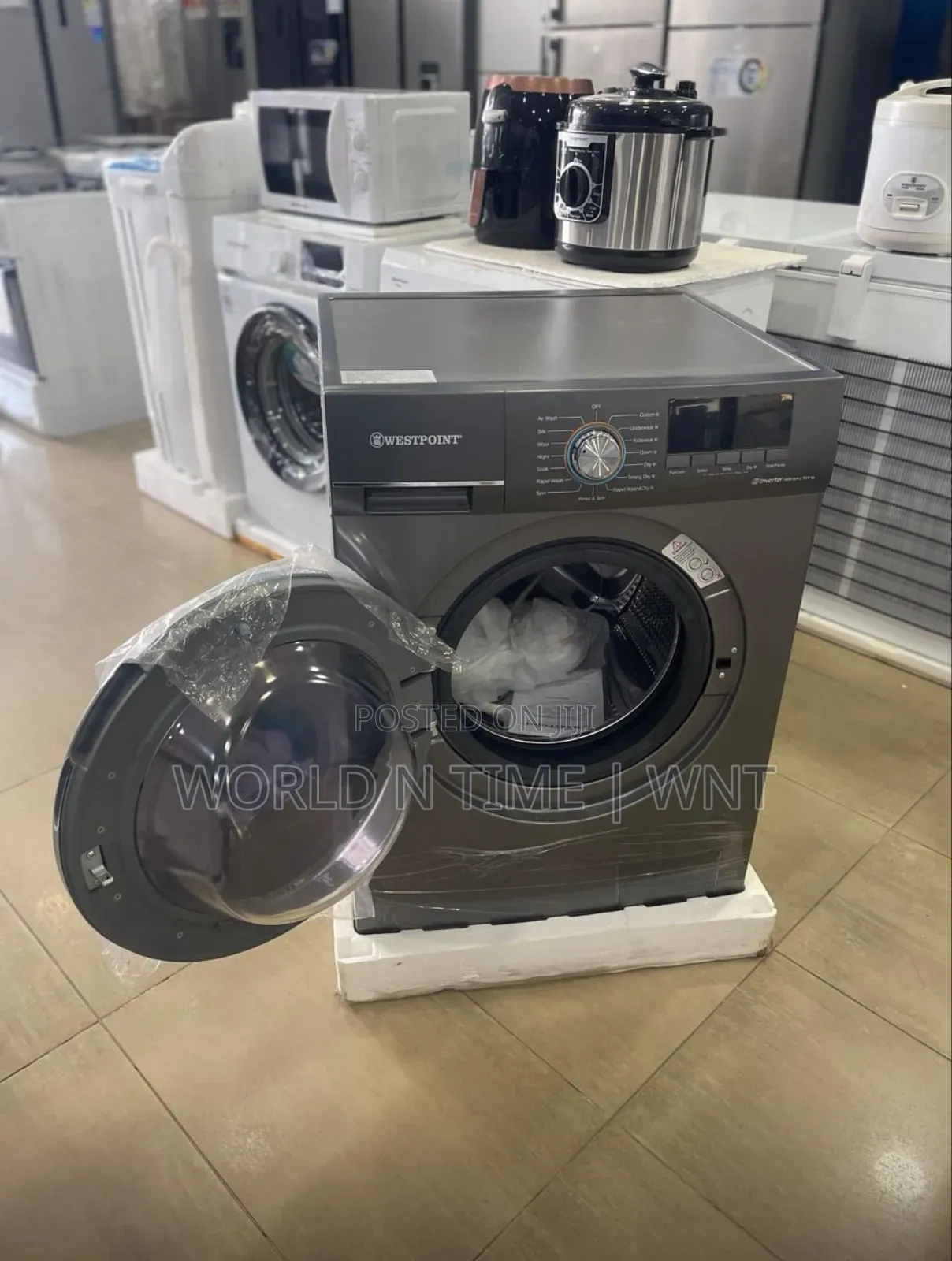 Westpoint Mashine Wash Dryer WDMX 101424.S 10kg/6kg
Inverter 1400rpm