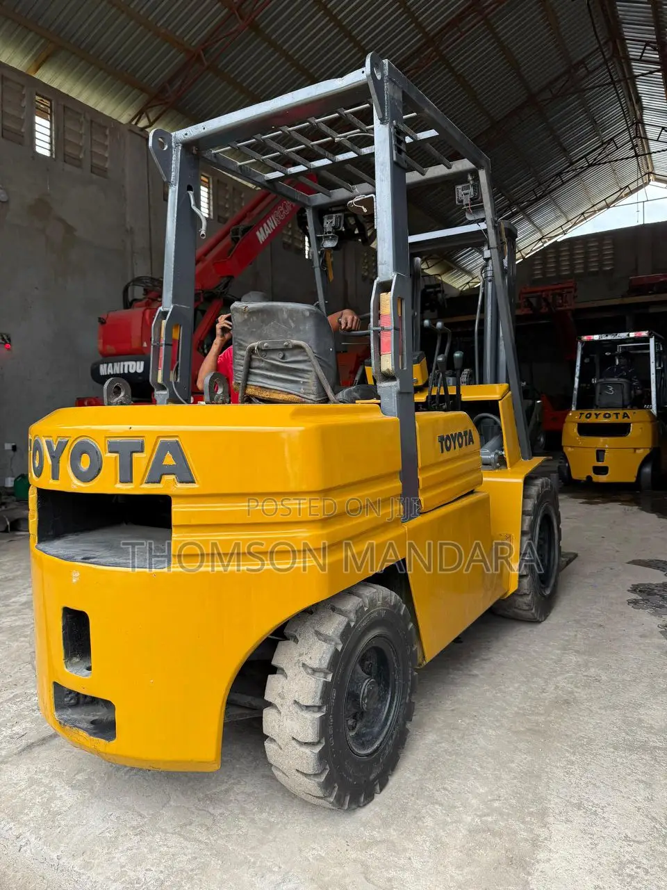 Toyota Forklift With Computer Diesel Engine