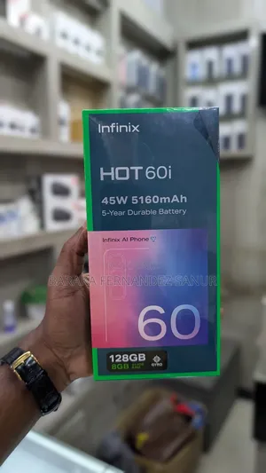 New Infinix Hot 60i 128 GB Black