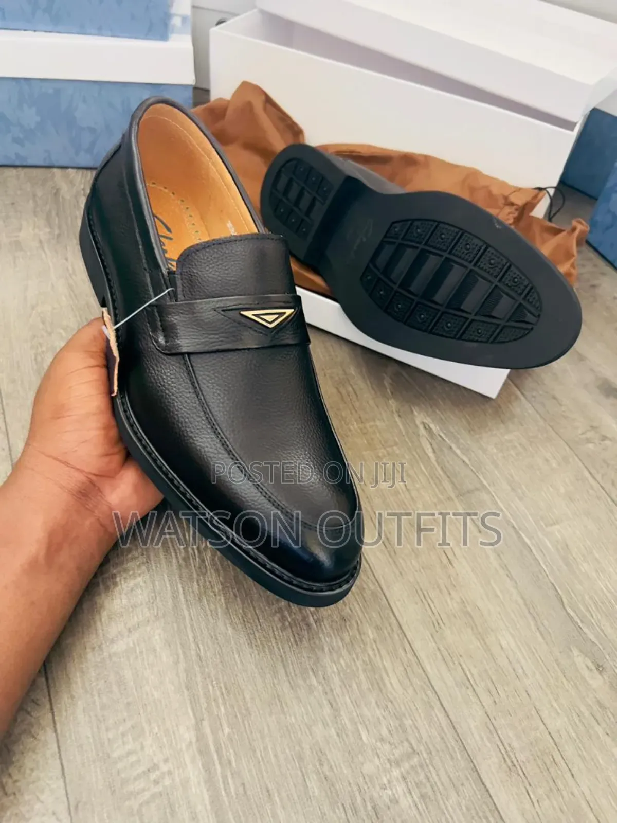 Men's Leather Loafer or Mocca Shoes Nicely Well Moulded