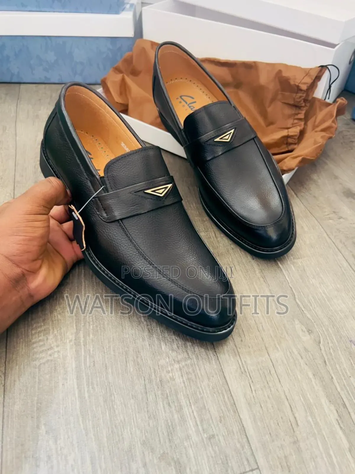 Men's Leather Loafer or Mocca Shoes Nicely Well Moulded