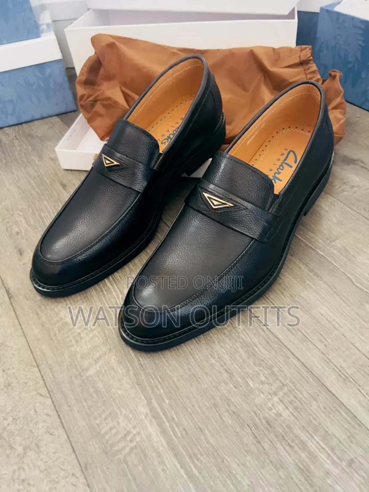 Men's Leather Loafer or Mocca Shoes Nicely Well Moulded