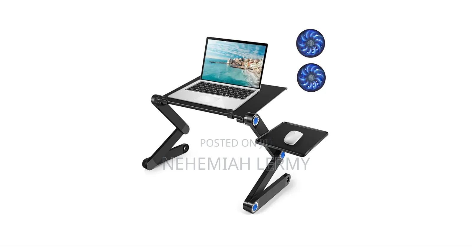 T8 Laptop Stand. Foldable With Cooling