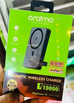 Oraimo Magnetic Wireless Charge Powerbank 10000mah