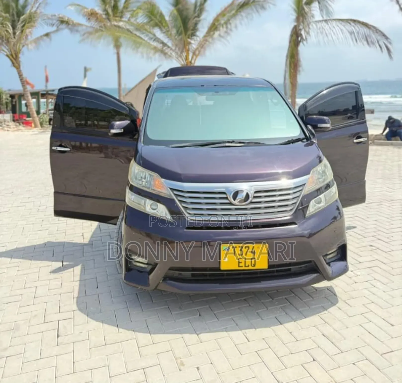 Toyota Vellfire 2010 Maroon