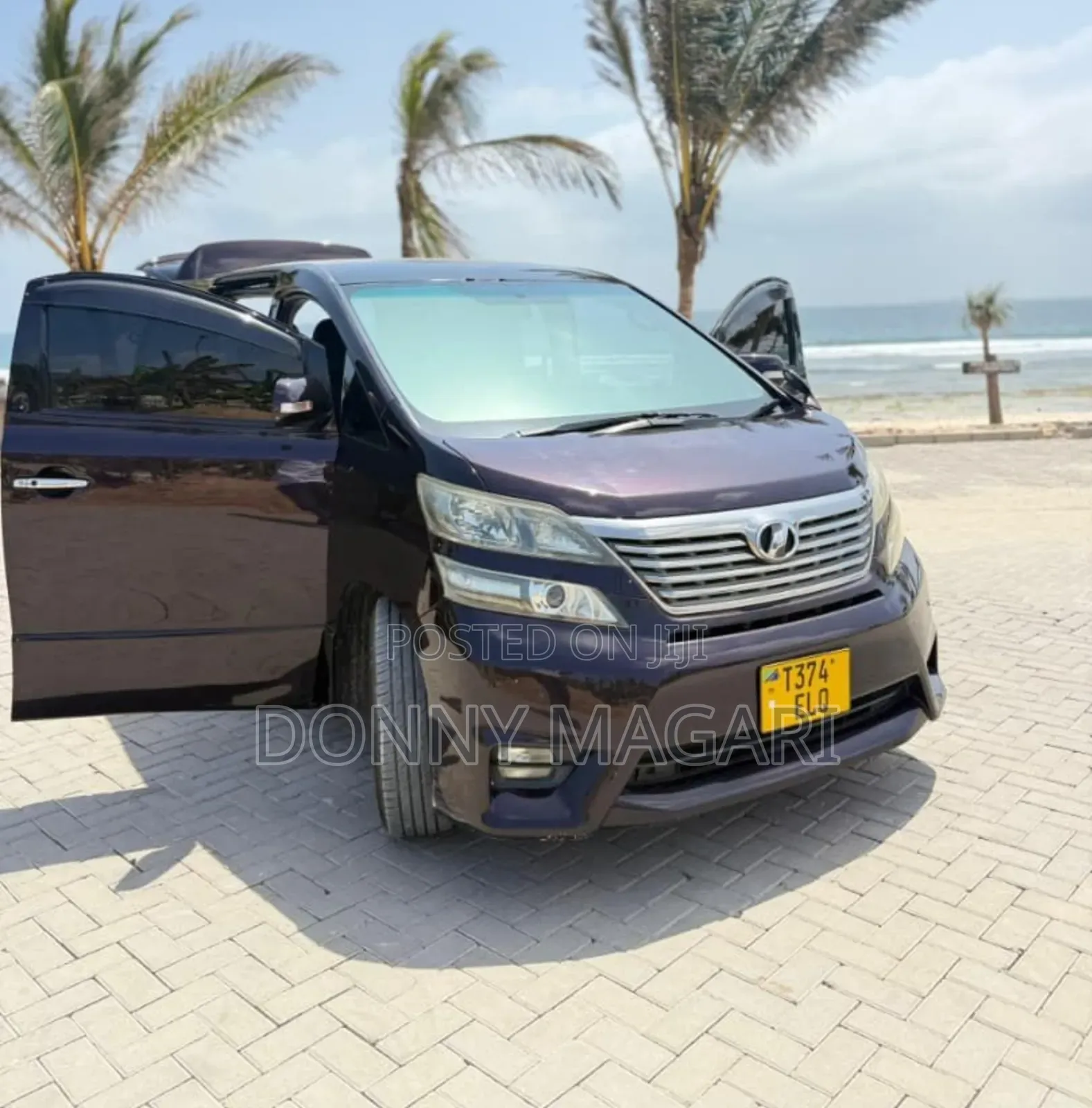 Toyota Vellfire 2010 Maroon