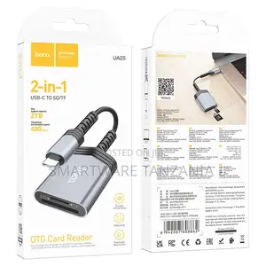 Hoco Ua25 Usb-C 2-in-1 Otg Card Reader Sd Tf 480mbps Dual Slot