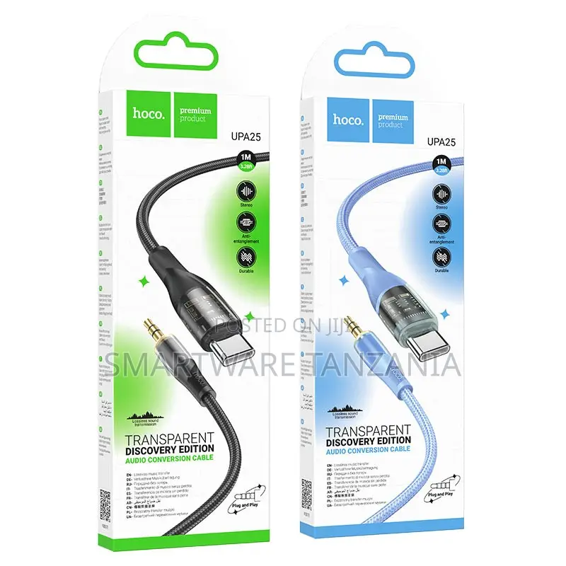 Hoco Upa25 Usb-C to 3.5mm Braided Audio Cable 1m Discovery Dac