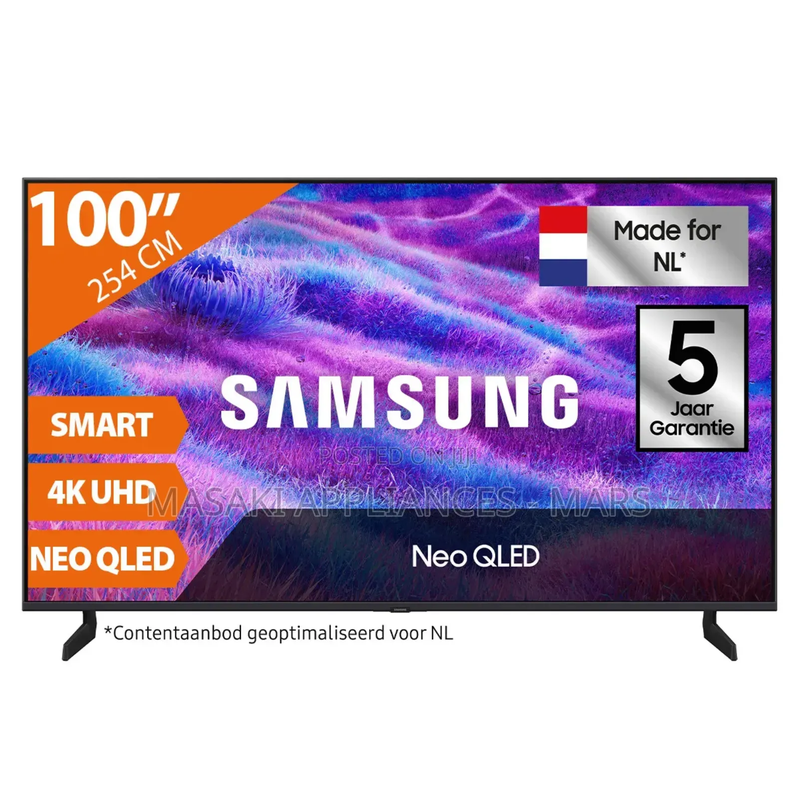 Brand New! Samsung 100" Model Qn80f Neo Qled Vision Ai Smart Tv