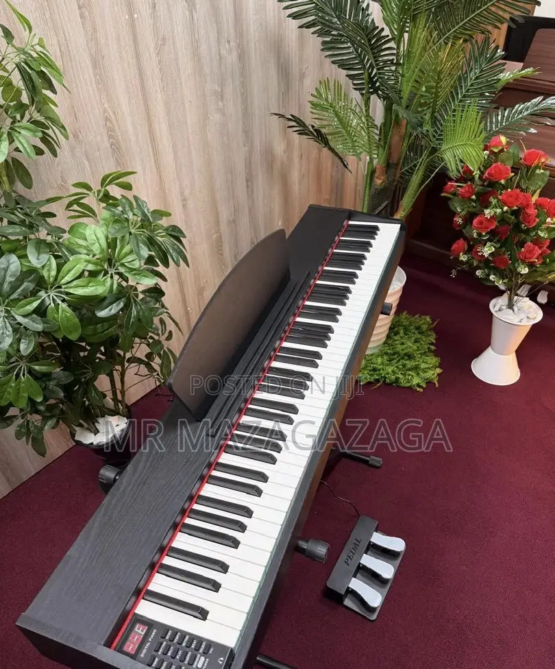 Digital Piano 3 Pedal 88 Keys Black