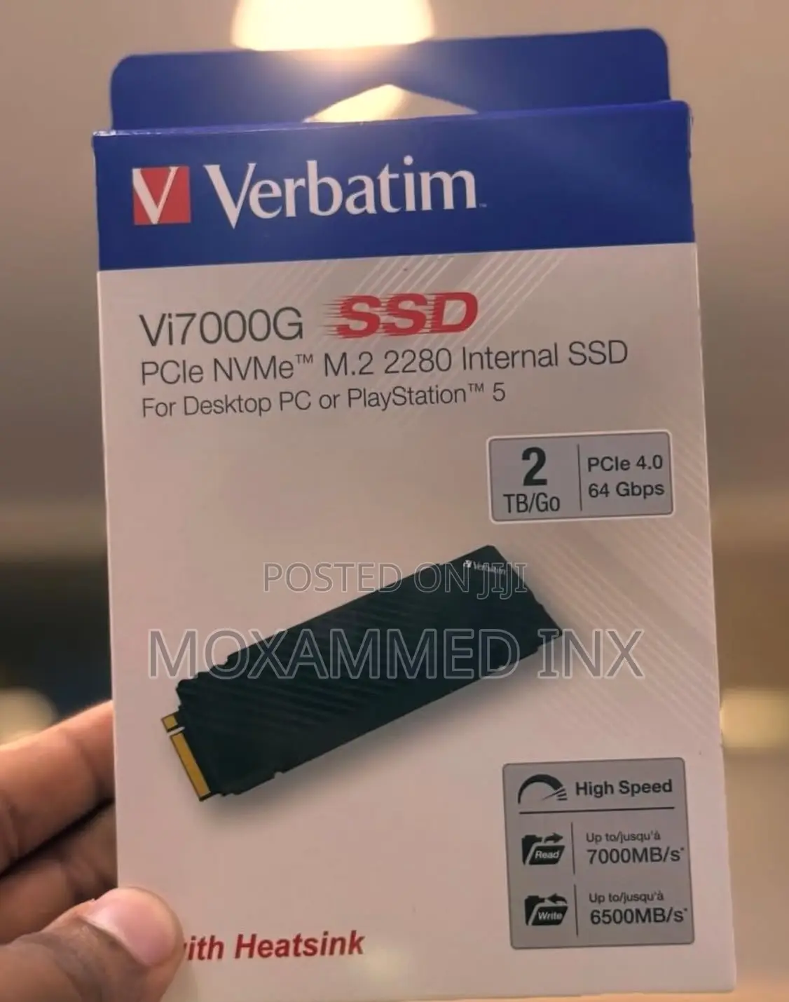 2tb Vervatim Vi7000g for Ps5
