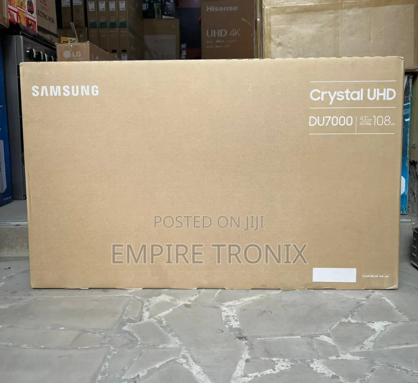 Samsung 43" Crystal Uhd 43du7000 Smart Tv