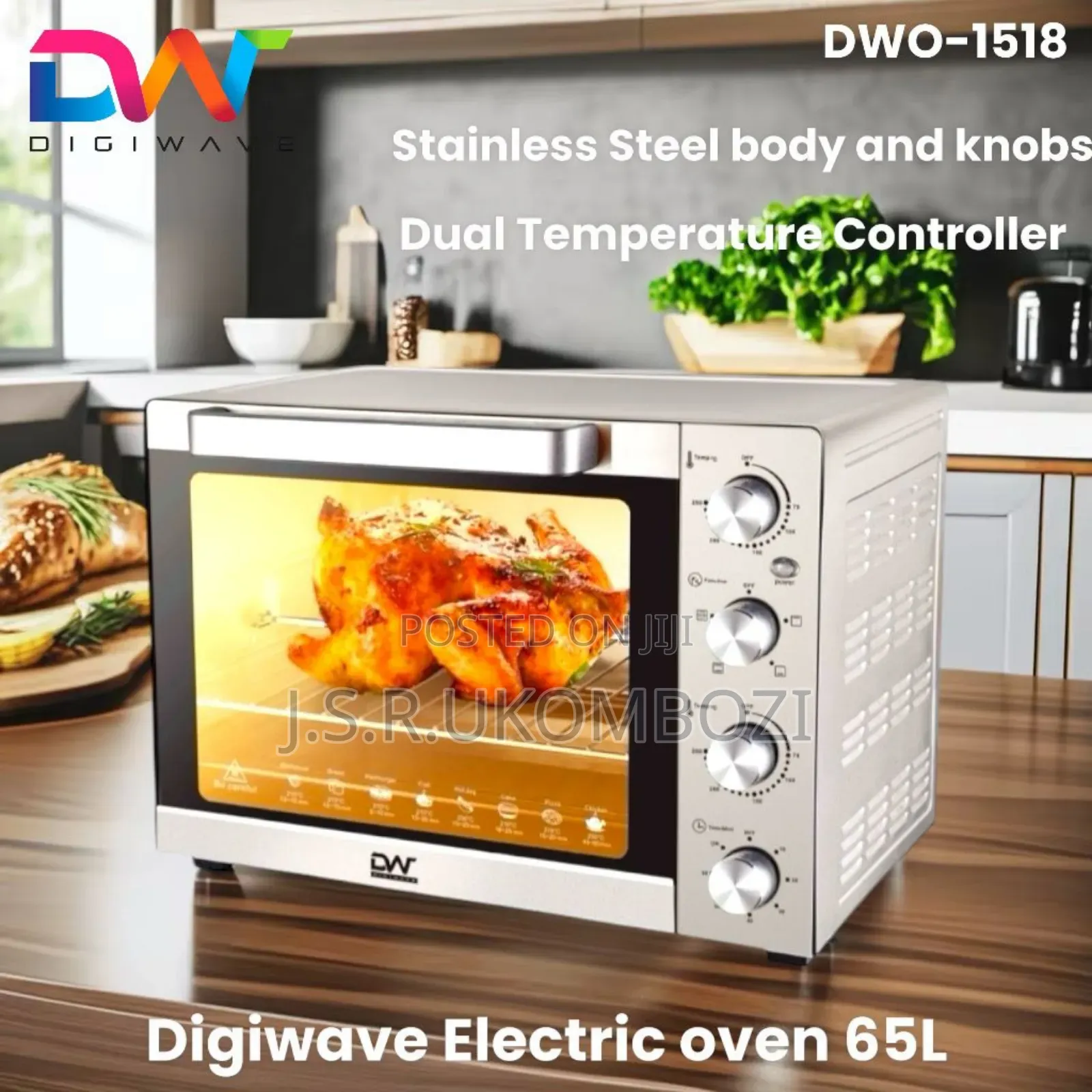 *Digiwave Oven 65l Watts 2000