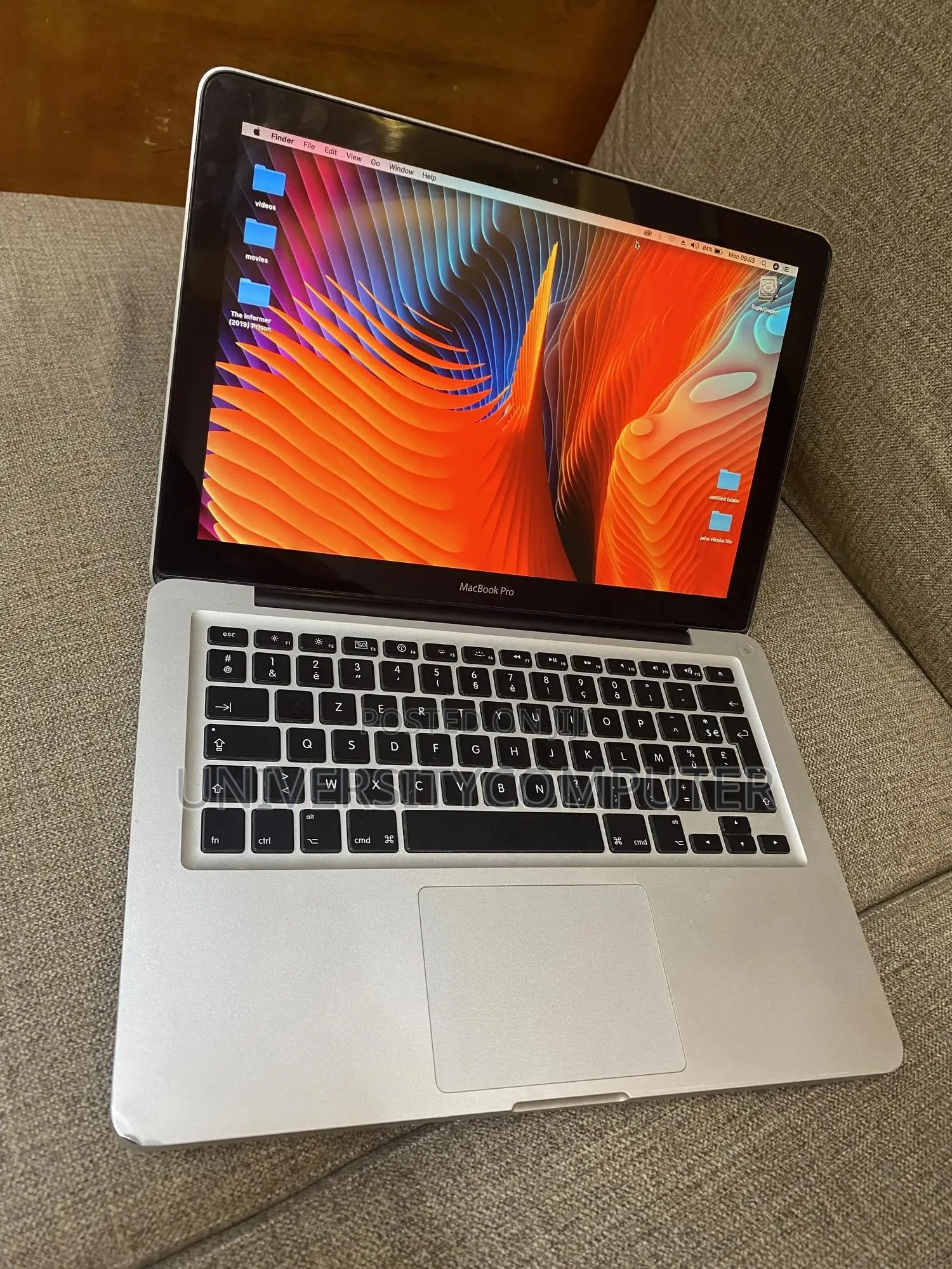 Laptop Apple MacBook Pro 2012 8GB Intel Core I5 HDD 500GB