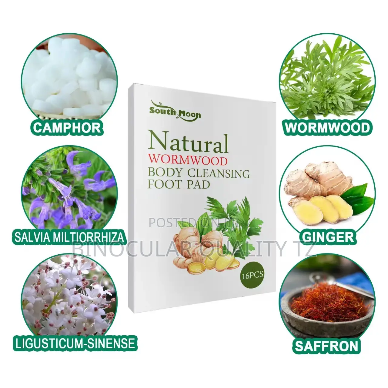 Worm Wood Foot Patches/Detox Pad
