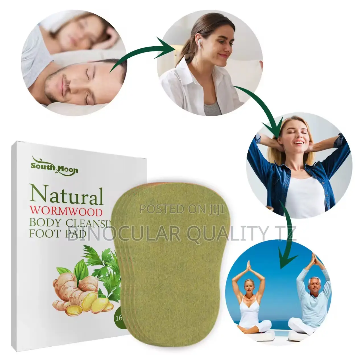 Worm Wood Foot Patches/Detox Pad