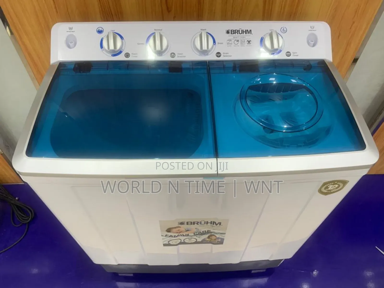 Bruhm Washing Machine 7kg Manual Twin Tub BWT-070h