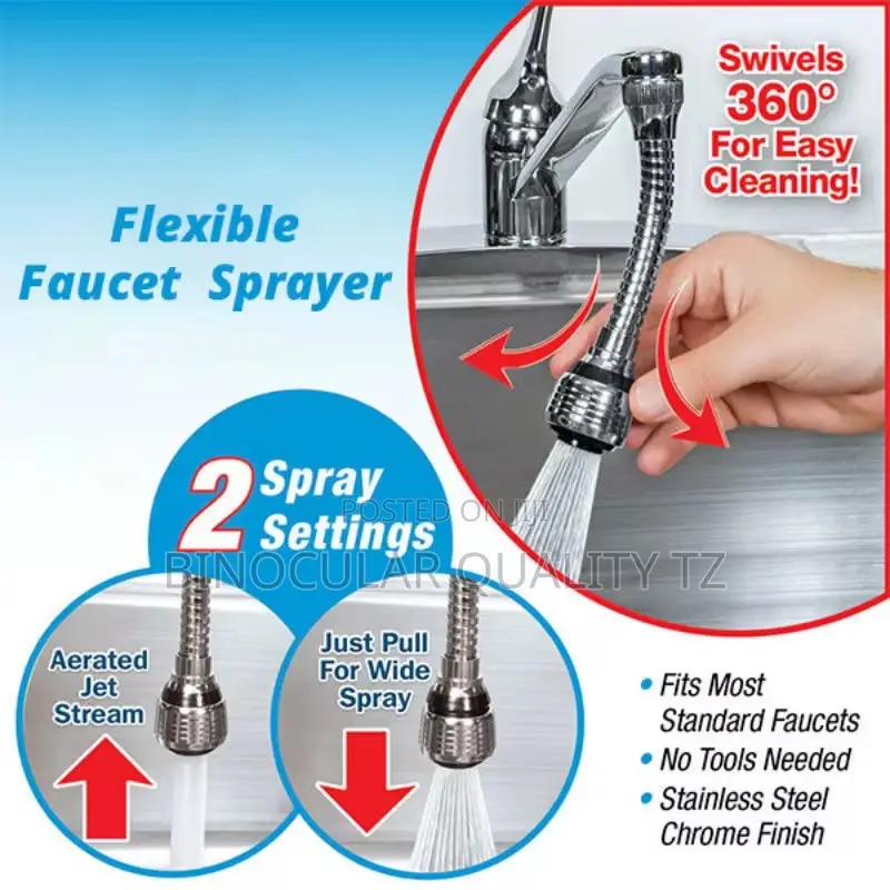 (Faucet Sprayer) Turbo Flex 360