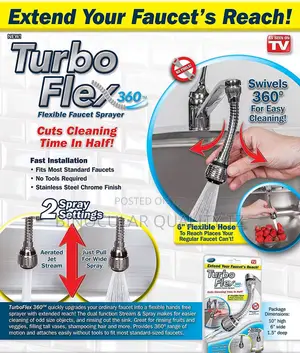 (Faucet Sprayer) Turbo Flex 360