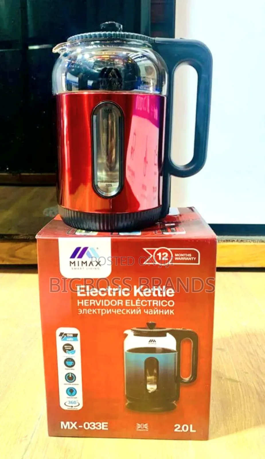 Mimax Kettle Mx-033e 2 Liters