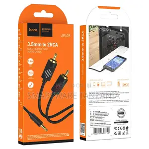 Hoco Upa28 3.5mm to 2rca Audio Cable 1.5m Gold Plated Stereo