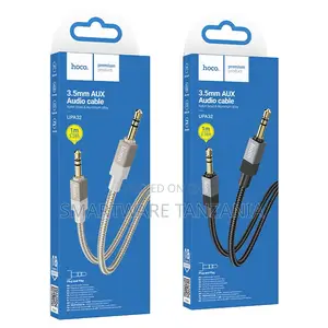 Hoco Upa32 3.5mm Aux Audio Cable 1m Nylon Braided Aluminum