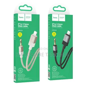 Hoco Upa32a Lightning to 3.5mm Audio Cable 1m Braided Nylon