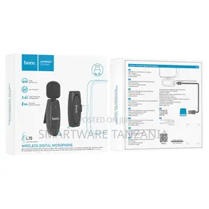 Hoco L13 Wireless Lavalier Microphone 2.4g Clip-on 15m Range