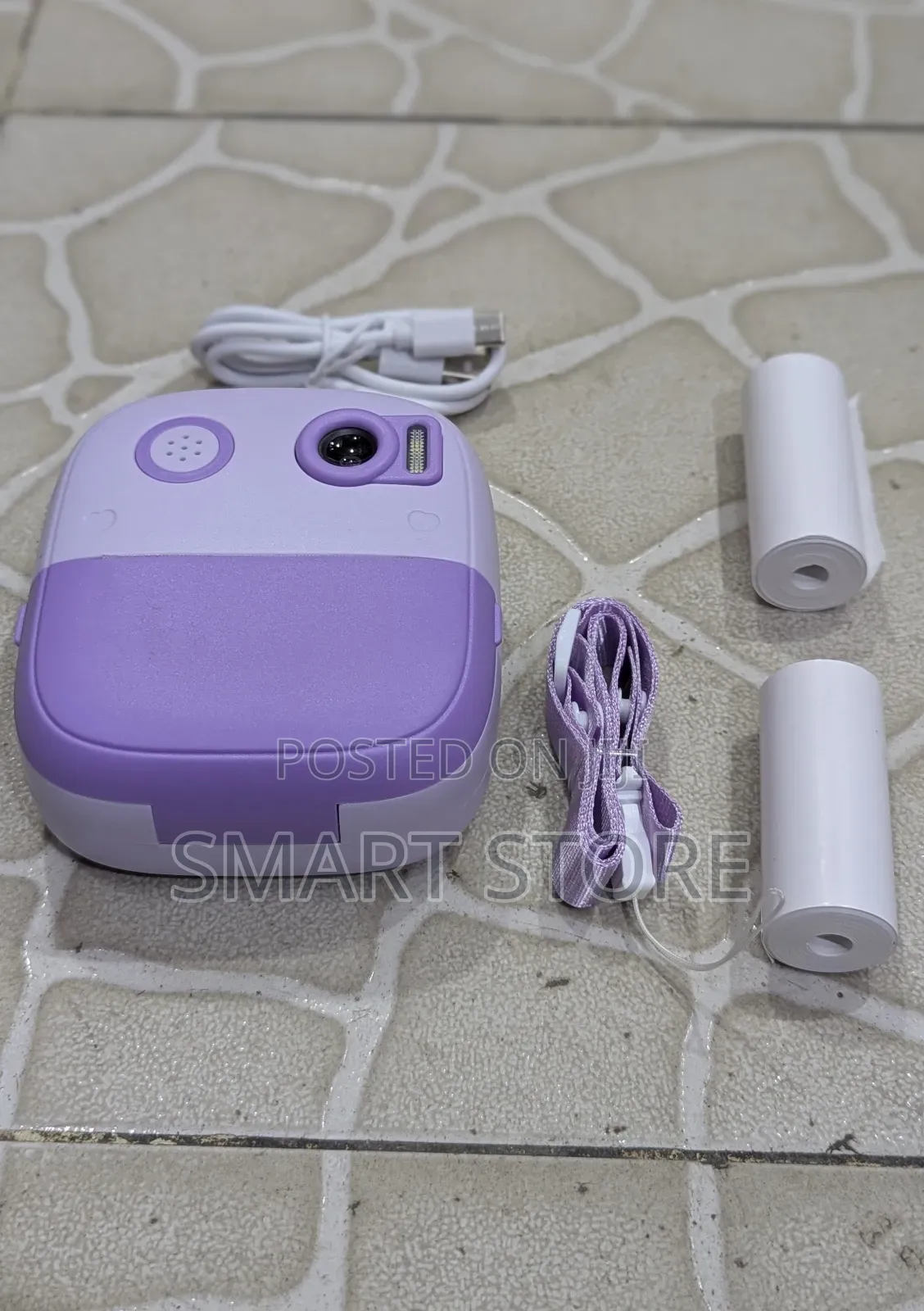2.4-Inch Kids’ Instant Print Camera (3-in-1) for Children