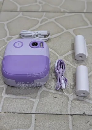 2.4-Inch Kids’ Instant Print Camera (3-in-1) for Children