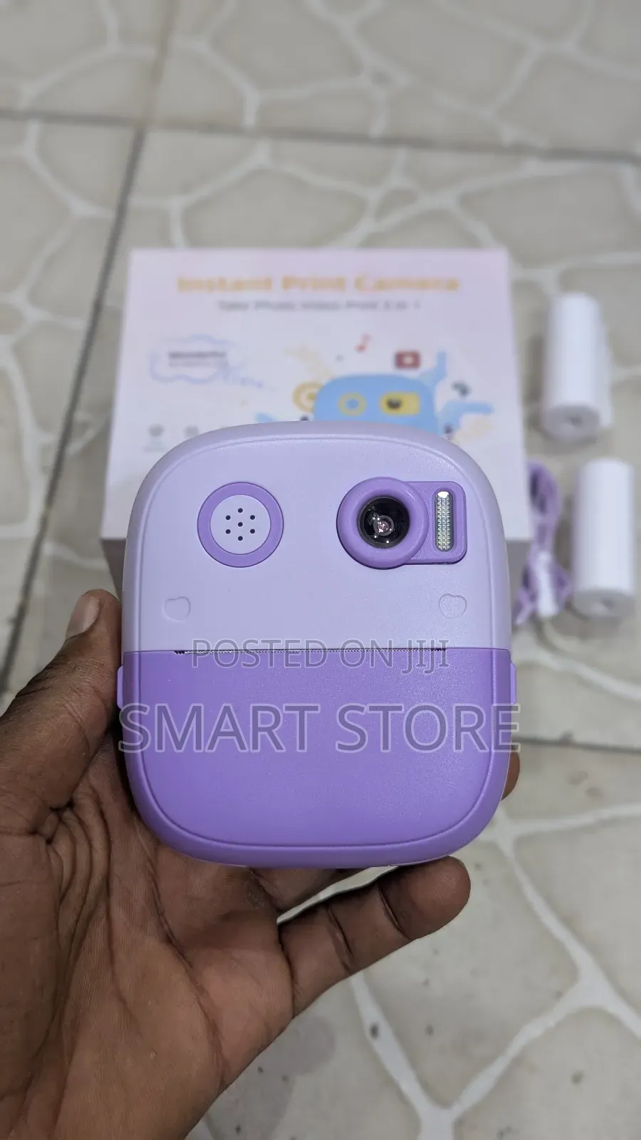 2.4-Inch Kids’ Instant Print Camera (3-in-1) for Children