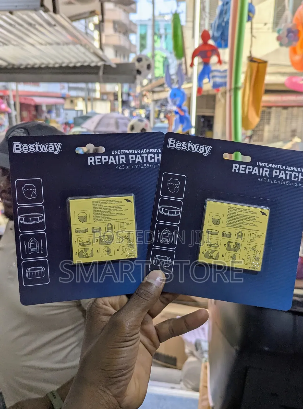 Bestway Underwater Adhesive Repair Patches – 6.5 × 6.5 Cm