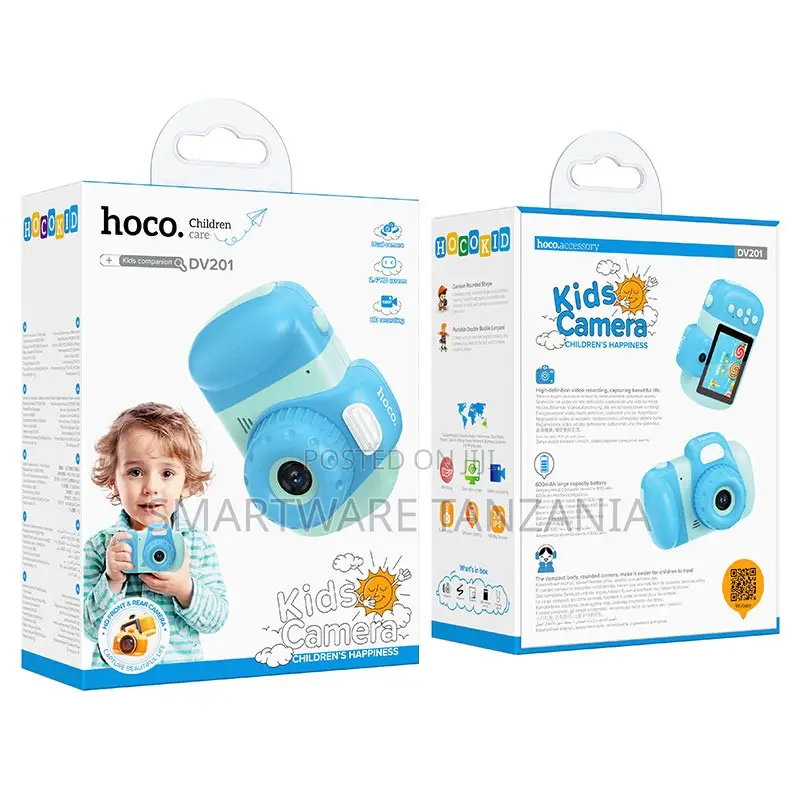 Hoco Dv201 Kids Camera Elephant Design Photo Video Recording