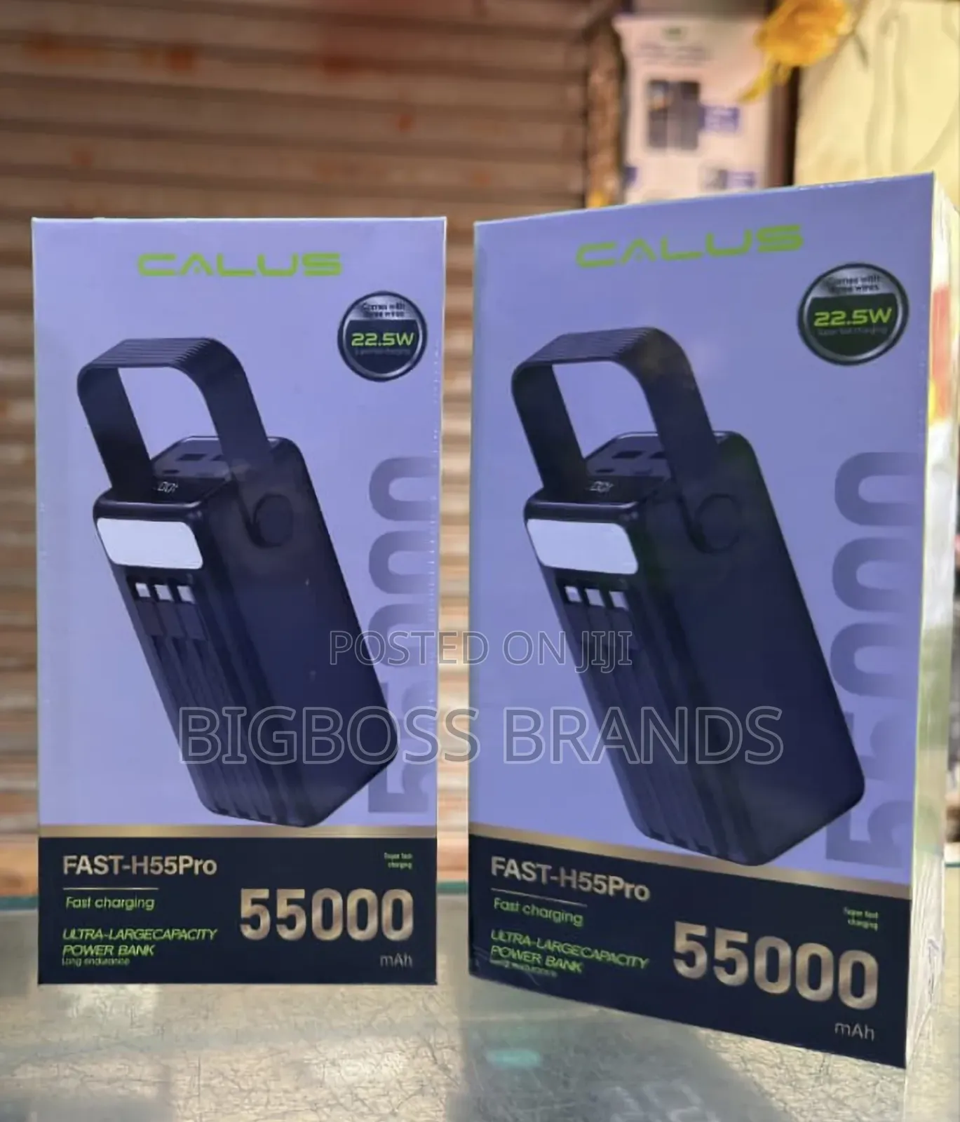 Calus Power Bank 55000mah Fast H55 Pro 22.5w