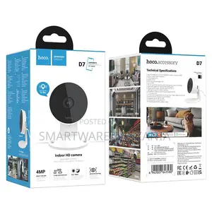 Hoco D7 Indoor Wifi Camera 4mp Ultra Hd Smart Security 